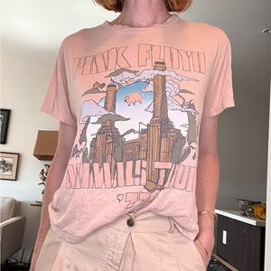 Vintage (style) Pink Floyd concert T
